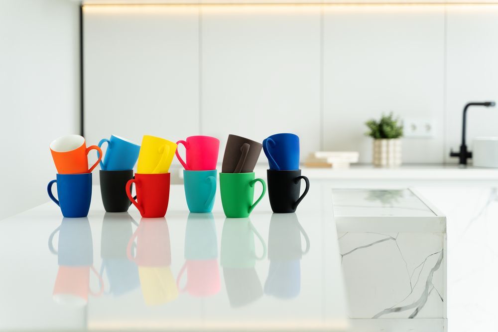 Кружка Good Morning с покрытием софт-тач, ver.2, темно-синяя арт.17653.43