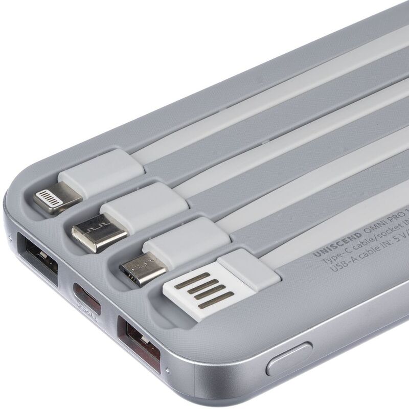 Внешний аккумулятор Omni Pro 10000 мАч, серый арт.25007.10