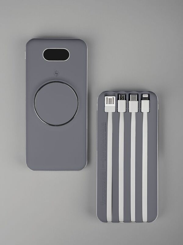 Внешний аккумулятор Omni Pro 10000 мАч, серый арт.25007.10