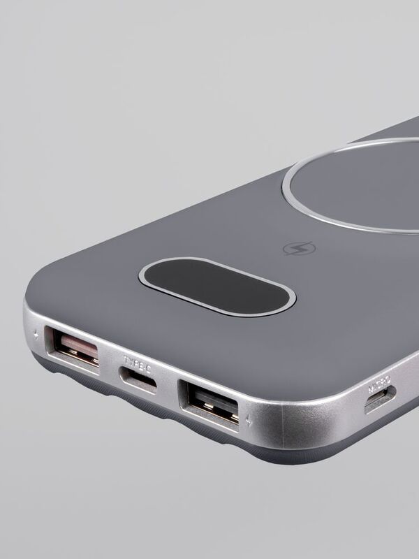 Внешний аккумулятор Omni Pro 10000 мАч, серый арт.25007.10