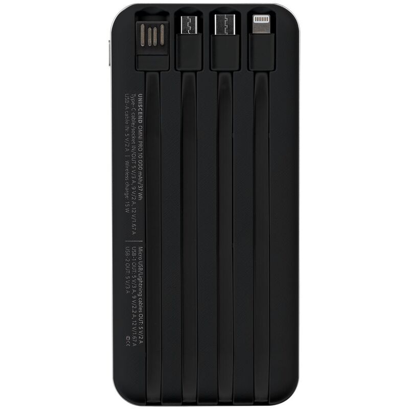 Внешний аккумулятор Omni Pro 10000 мАч, черный арт.25007.30