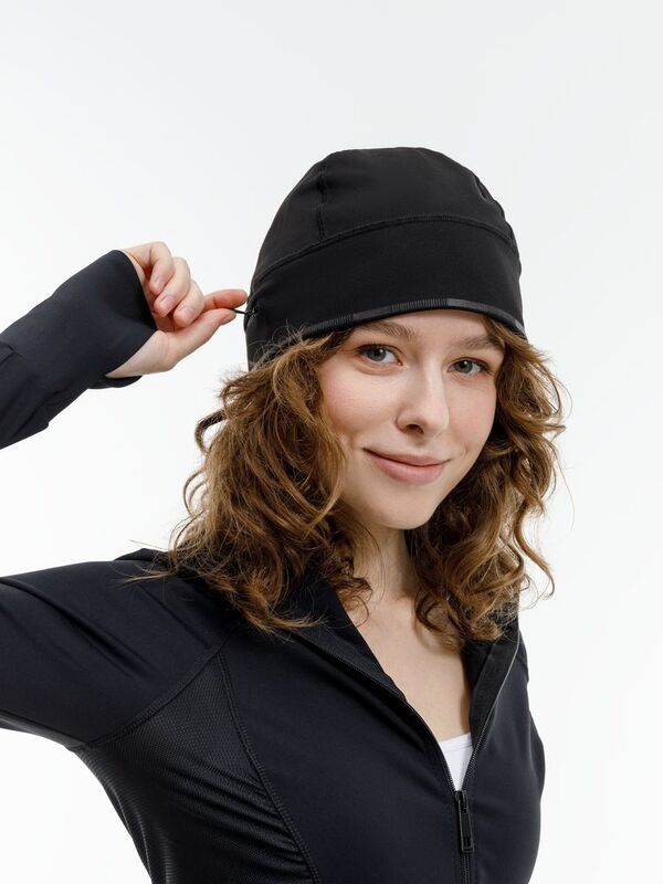 Спортивная шапка утепленная Jogge, черная арт.16844.30