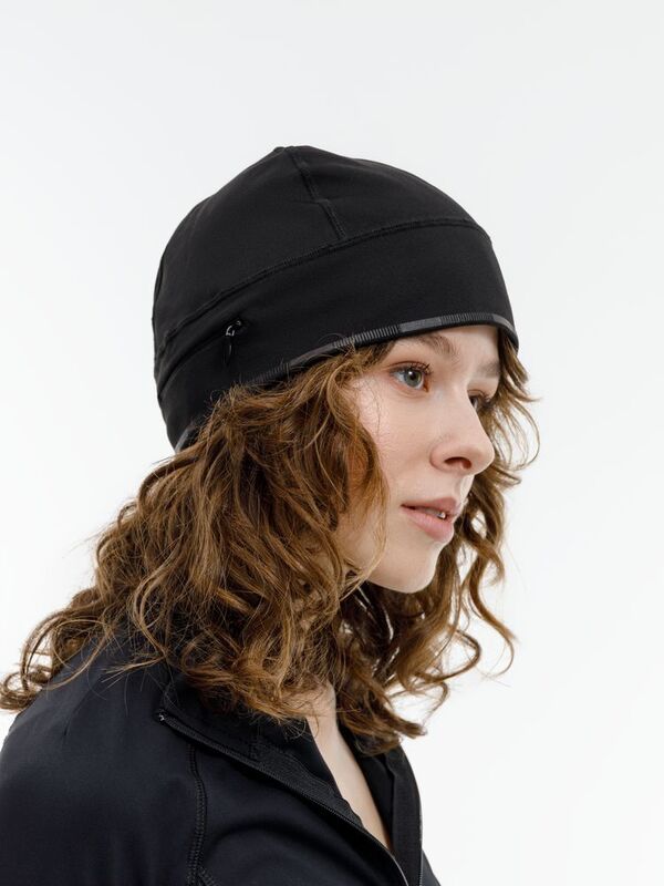 Спортивная шапка утепленная Jogge, черная арт.16844.30