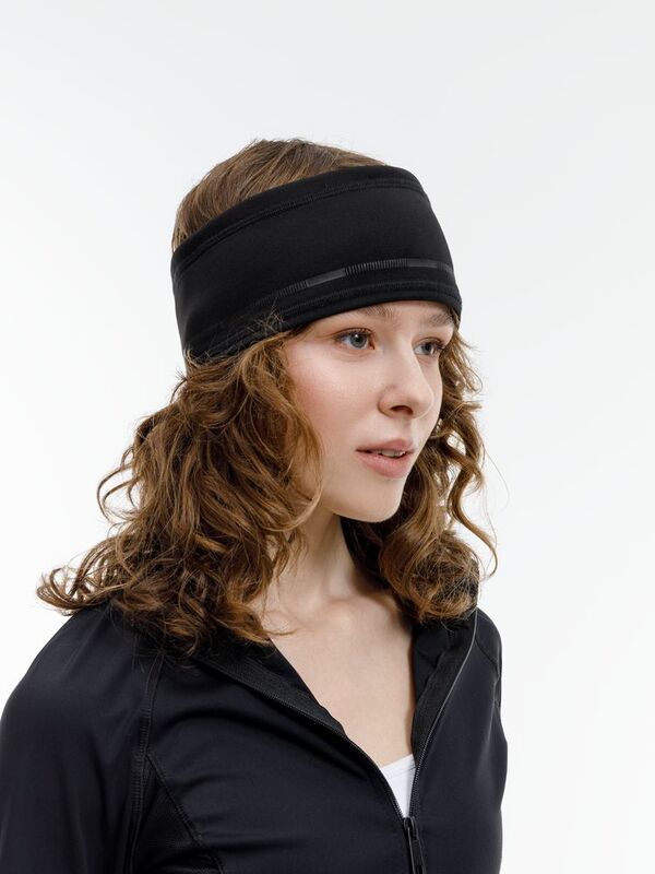 Спортивная повязка утепленная Jogge, черная арт.16846.30