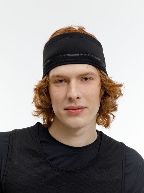 Спортивная повязка утепленная Jogge, черная арт.16846.30