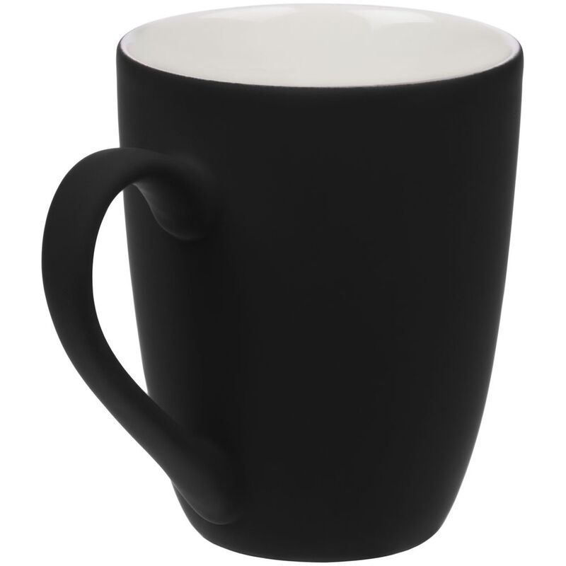 Кружка Good Morning с покрытием софт-тач, ver.2, черная арт.17653.30