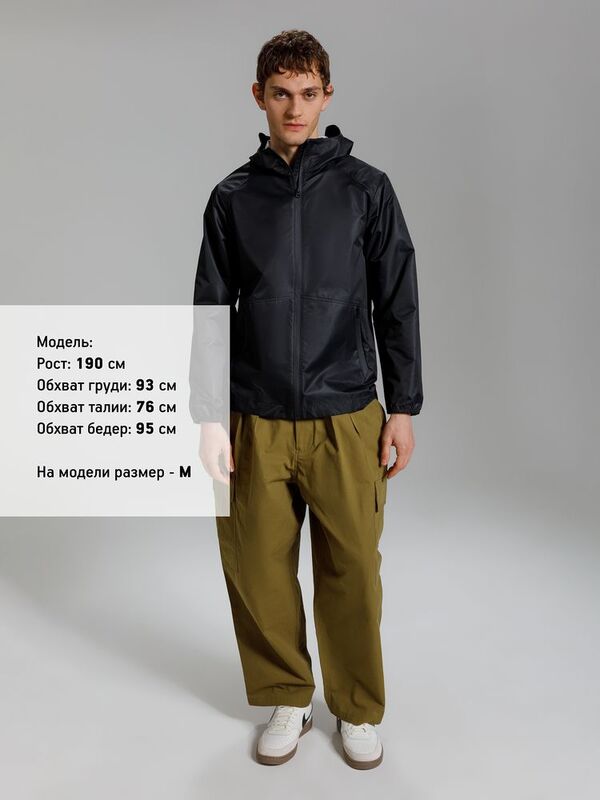 Куртка унисекс Nordvind WR, черная арт.17940.30