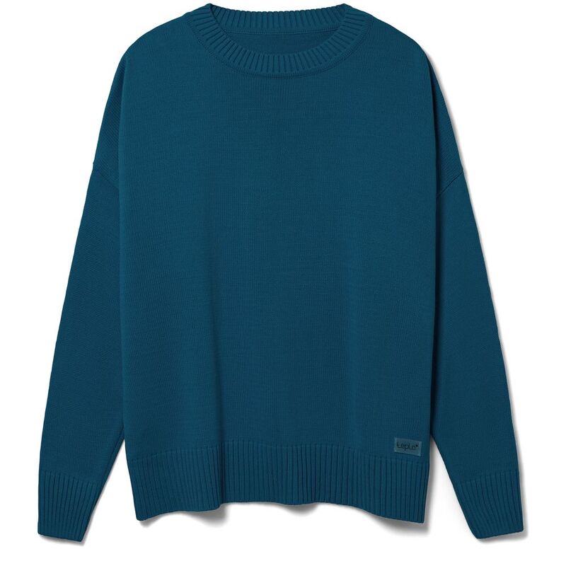 Джемпер оверсайз унисекс Stated в сумке, синий (морская волна) арт.16760.79