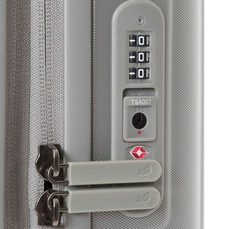 Чемодан Logoduck S, серебристый арт.17421.10