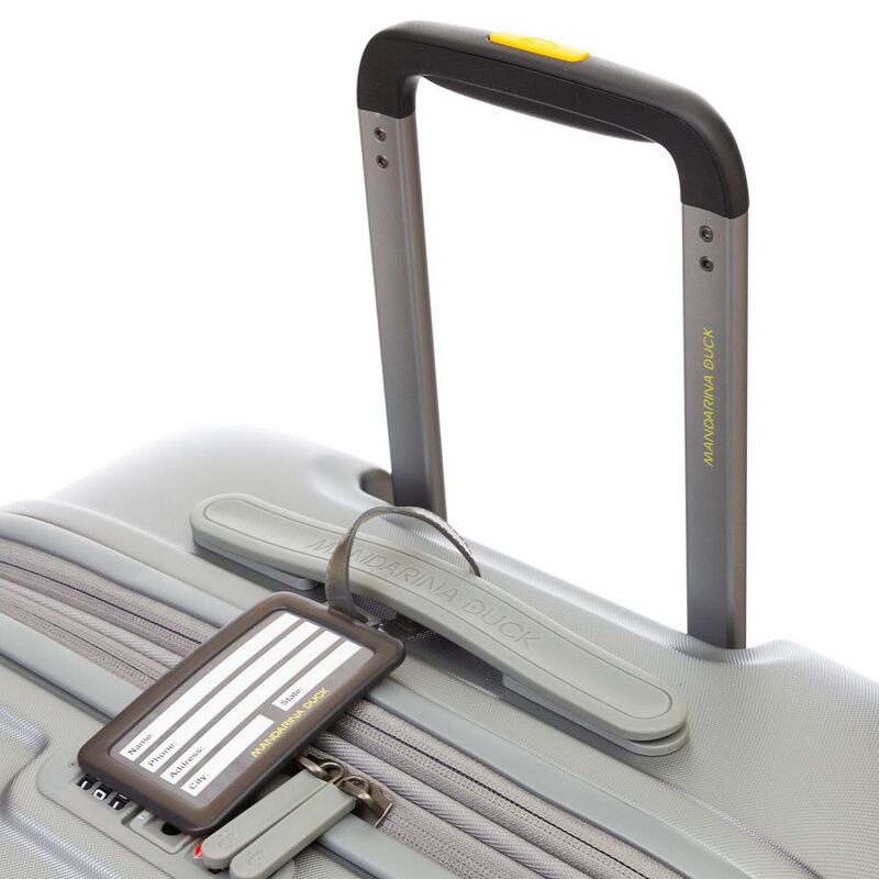 Чемодан Logoduck M, серебристый арт.17422.10