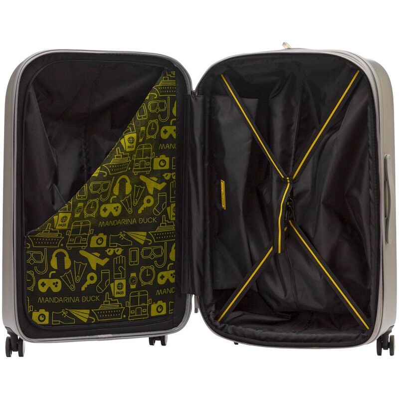 Чемодан Logoduck L, серебристый арт.17423.10