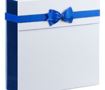 Коробка складная Gallant, L, белая с синим арт.24030.64