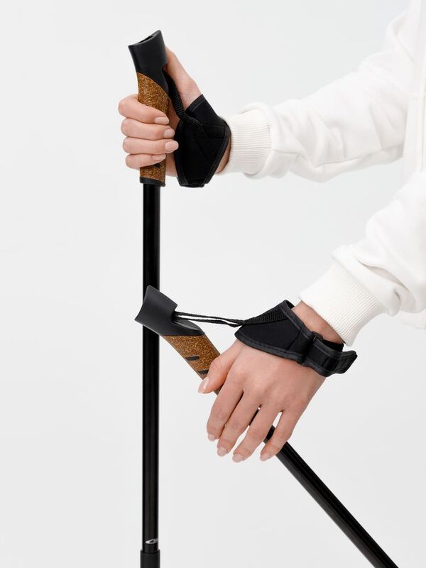 Палки для скандинавской ходьбы Trekk, черные арт.17250.30