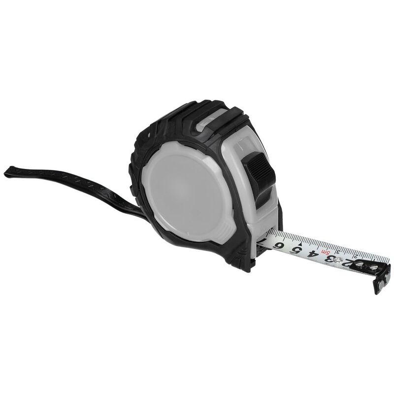 Рулетка Mittari с магнитным наконечником, 5 м, серая арт.63025.10