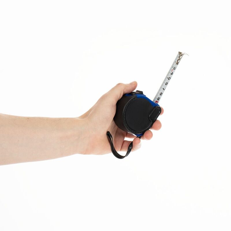 Рулетка Meter Plan, 3 м, черная с синим арт.63026.40