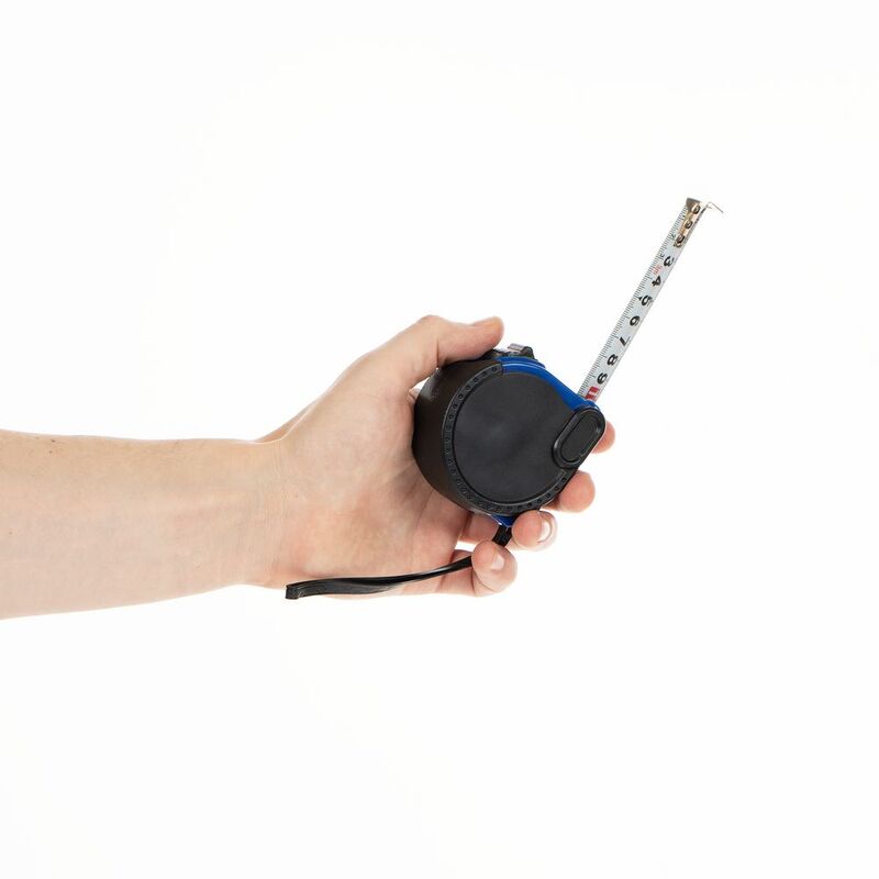 Рулетка Meter Plan, 5 м, черная с синим арт.63027.40