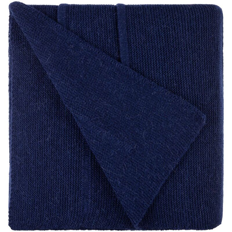 Плед Nessona Alpaca, темно-синий арт.17764.41