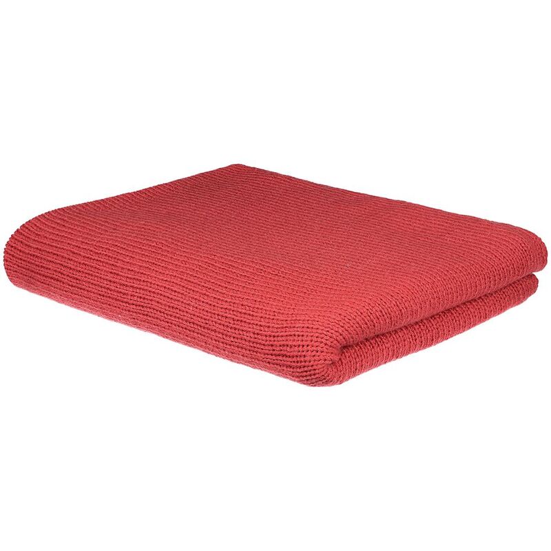 Плед Knitly, красный (коралл) арт.17765.69