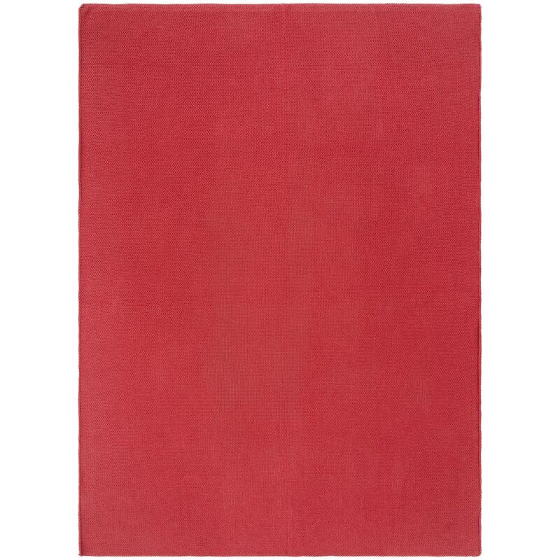 Плед Knitly, красный (коралл) арт.17765.69