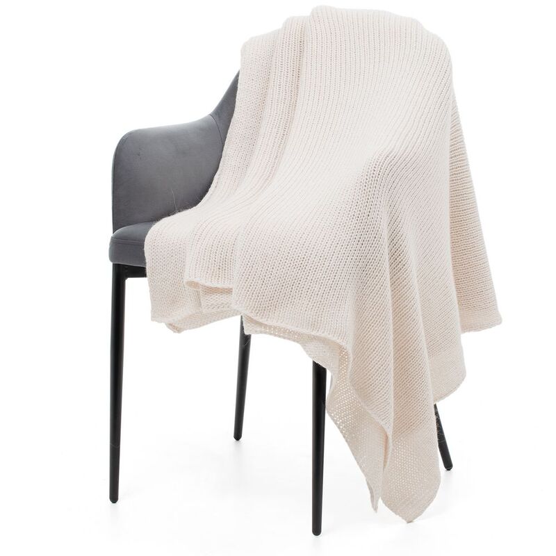 Плед Knitly, белый арт.17765.60