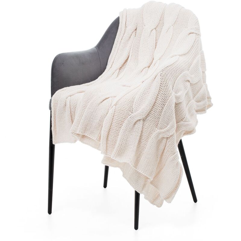 Плед Snefald, жемчужно-белый арт.17766.24