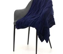 Плед Snefald, темно-синий арт.17766.41