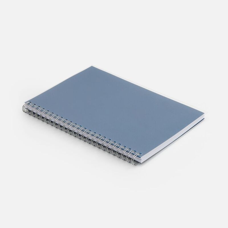 Блокнот на пружине Novalis, синий арт.26070.40