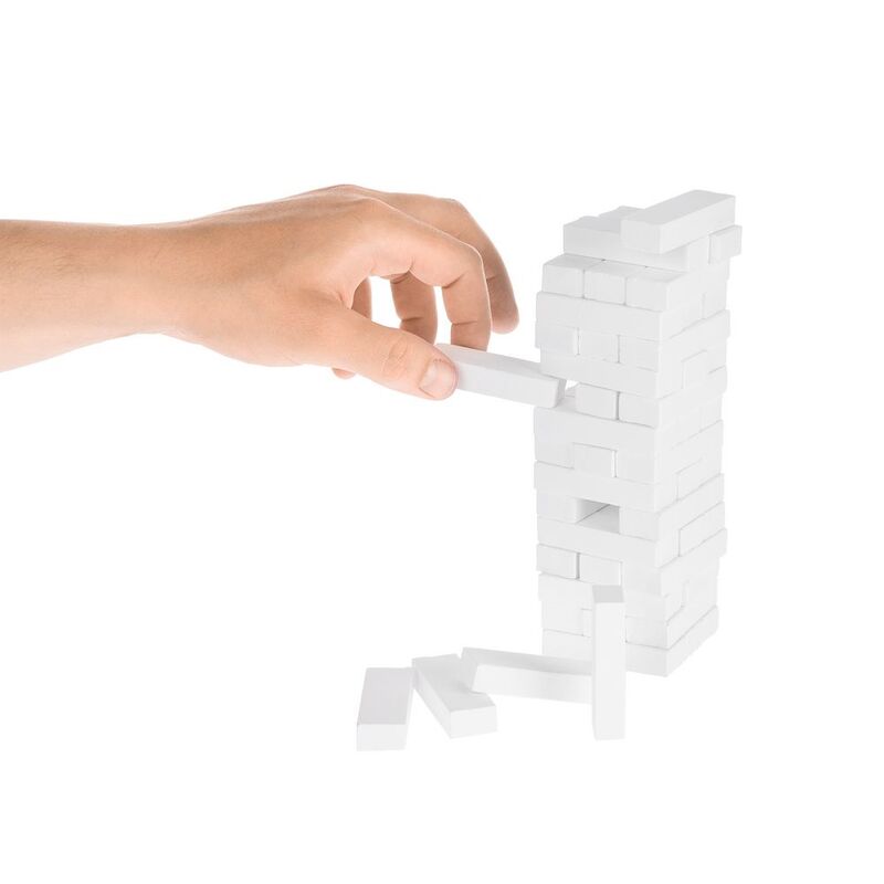 Игра &laquo;Деревянная башня Tickler&raquo;, белая арт.23195.60