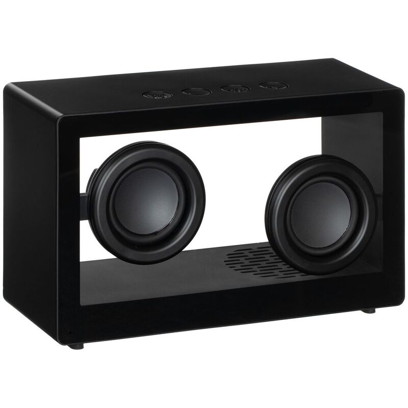 Bluetooth-колонка со светомузыкой Sensofonic, черная арт.17303.30