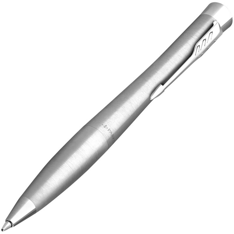 Ручка шариковая Parker Urban Twist Metro Metallic CT, серебристая арт.16608.10