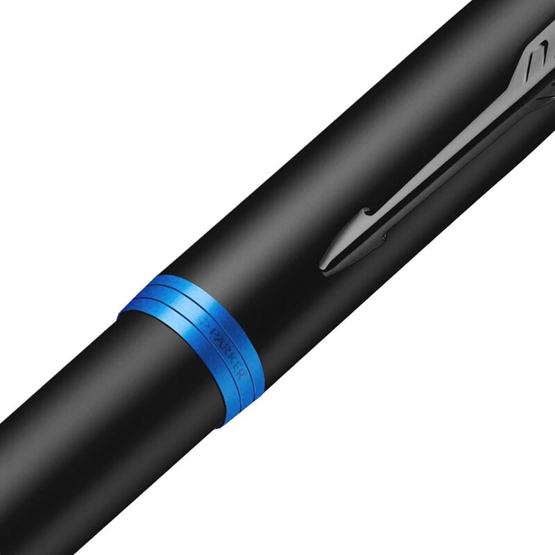 Ручка шариковая Parker IM Professionals Marine Blue BT, черная с синим арт.17304.40