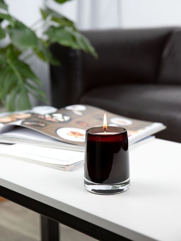 Ароматическая свеча Fragnola, грейпфрут и ветивер, бордовая арт.17354.55