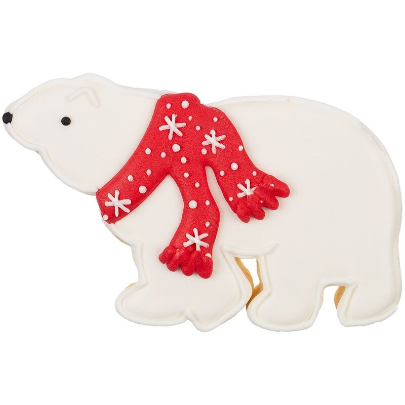 Печенье &laquo;Остаемся зимовать&raquo;, белое с красным арт.17542.01