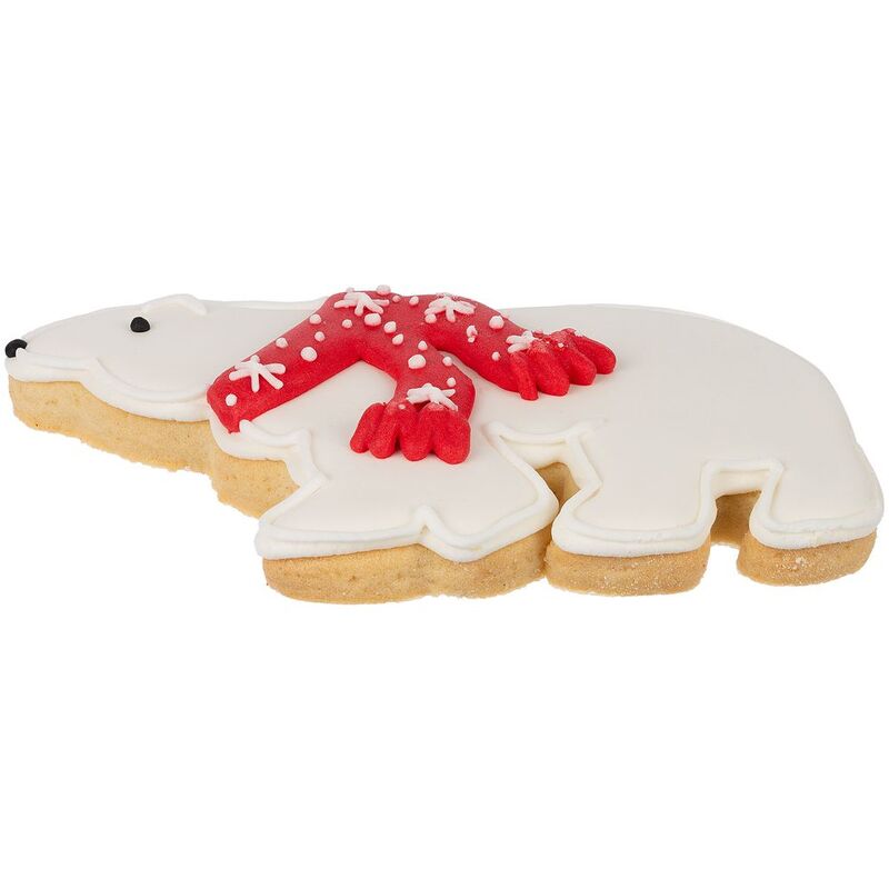 Печенье &laquo;Остаемся зимовать&raquo;, белое с красным арт.17542.01