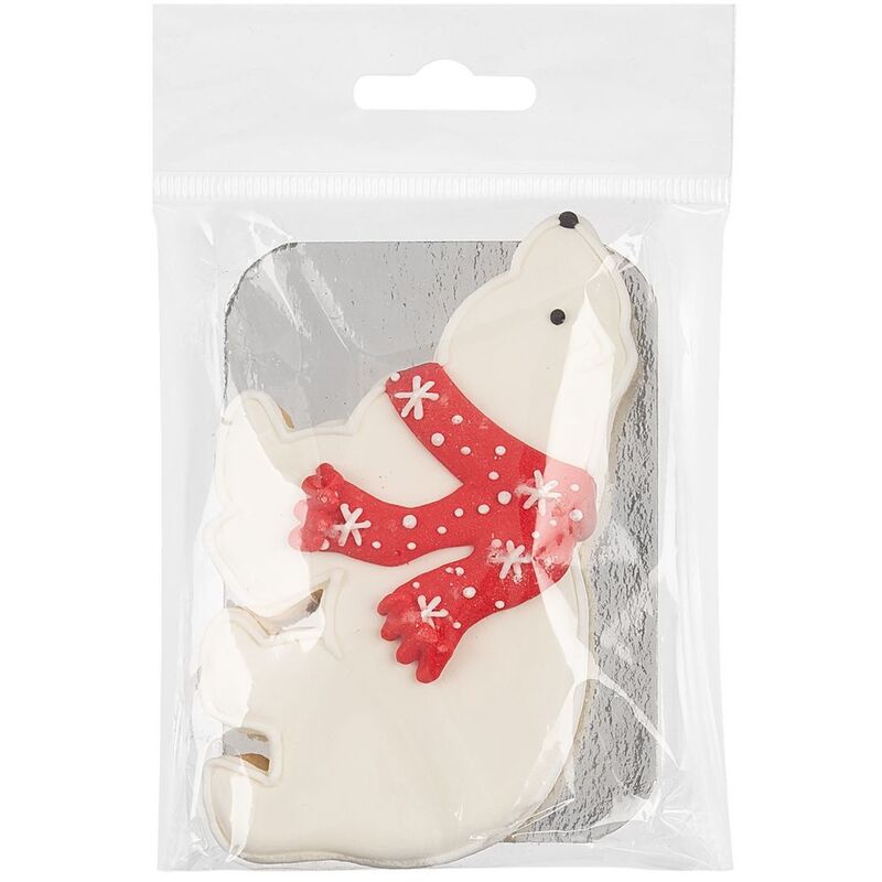 Печенье &laquo;Остаемся зимовать&raquo;, белое с красным арт.17542.01