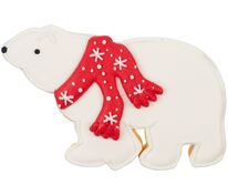 Печенье &laquo;Остаемся зимовать&raquo;, белое с красным арт.17542.01