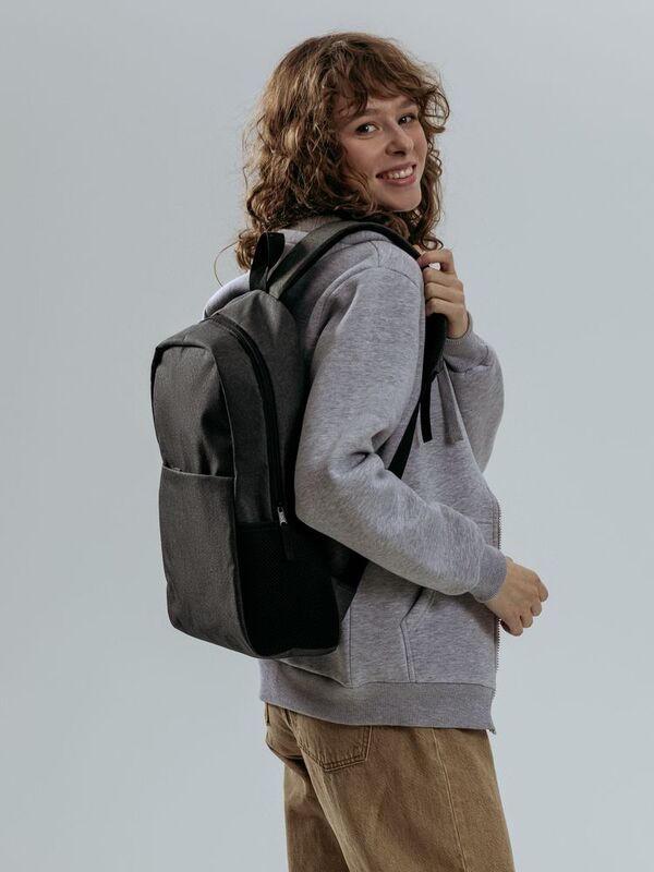 Рюкзак для ноутбука Conttori, черный меланж арт.17265.30