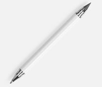 Ручка шариковая и вечный карандаш Diptych, белая арт.20129.60