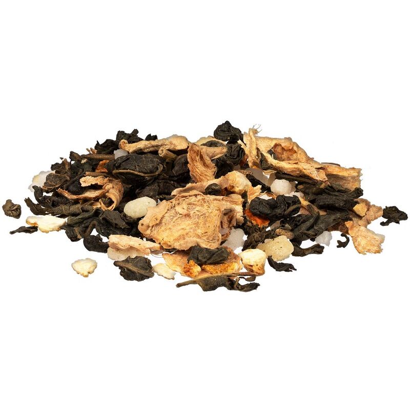 Чай &laquo;Сокочай&raquo;, зеленый с соком имбиря, с кусочками имбиря, апельсина и медом арт.16440.05