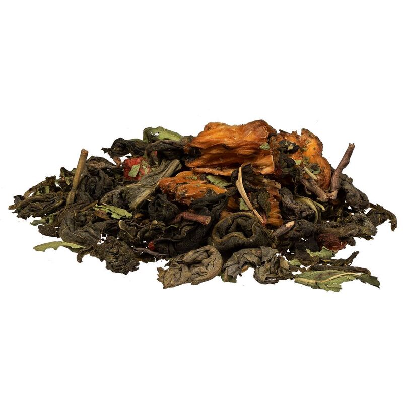 Чай &laquo;Сокочай&raquo;, мини, зеленый с соком ананаса, с кусочками ананаса, клубникой и мятой арт.16440.06