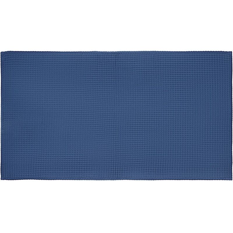 Полотенце вафельное Gentle, большое, темно-синее арт.17266.44