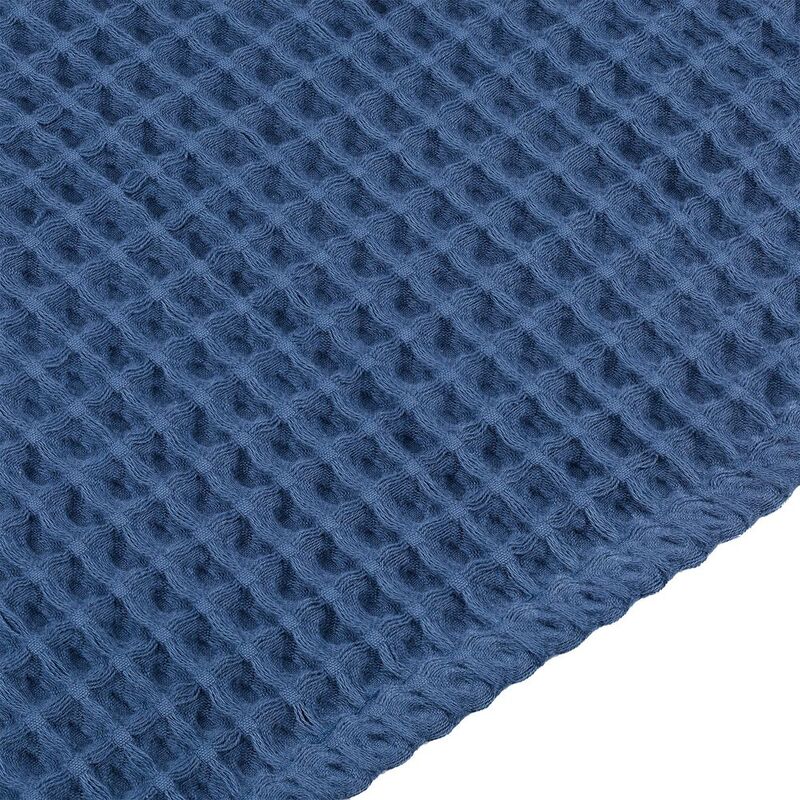 Полотенце вафельное Gentle, большое, темно-синее арт.17266.44