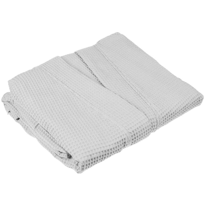 Халат вафельный Kimono, светло-серый арт.17267.13