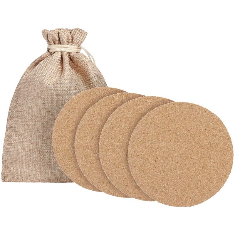 Набор из 4 костеров Suberic, круг арт.17347.02