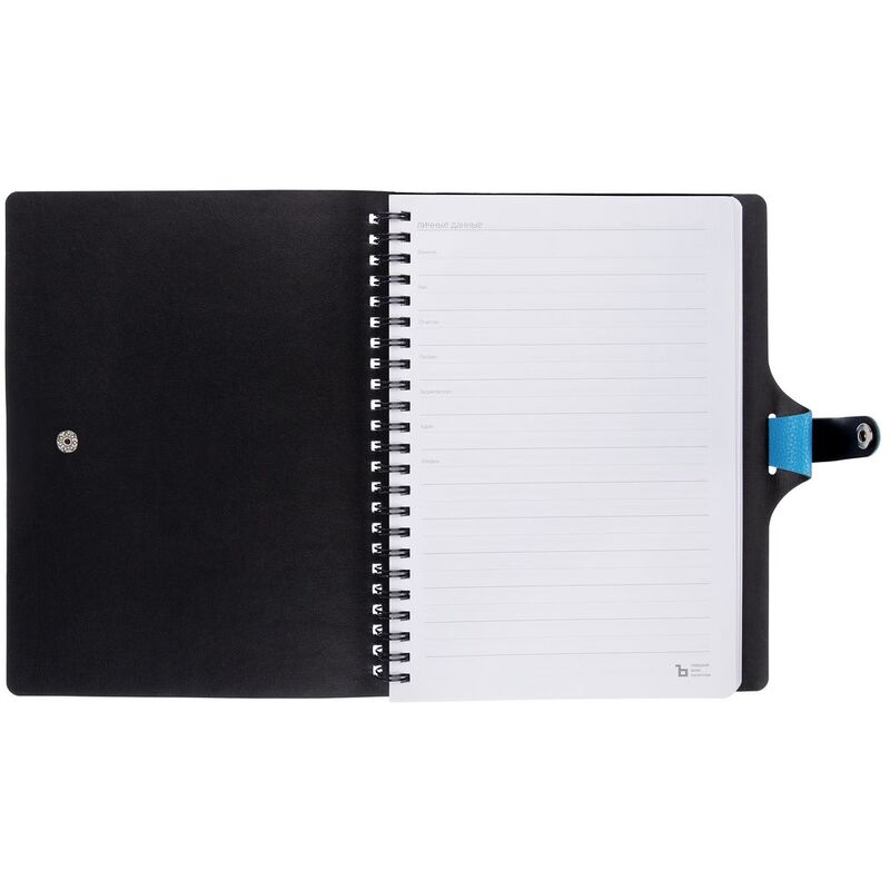 Ежедневник Strep Front на заказ, недатированный, голубой арт.17283.14