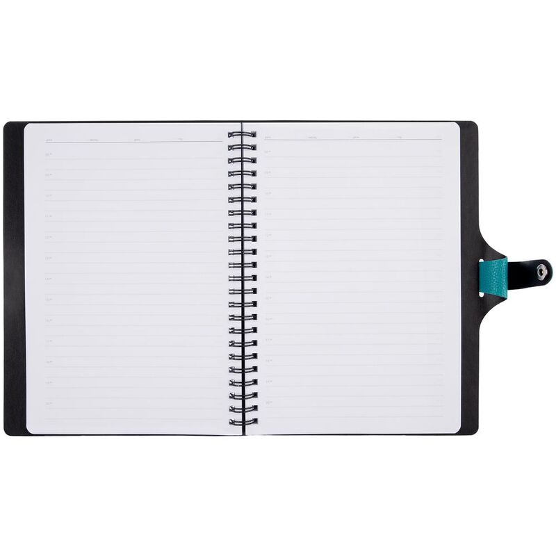 Ежедневник Strep Front на заказ, недатированный, бирюзовый арт.17283.49