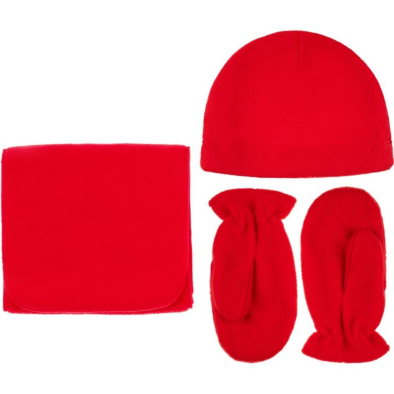 Шапка Fleecy, красная арт.17481.50