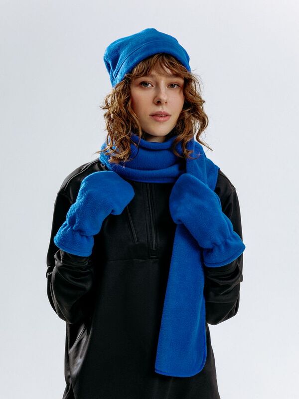 Шарф Fleecy, ярко-синий арт.17482.44