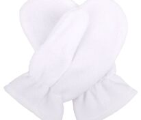 Варежки Fleecy, белые арт.17483.60