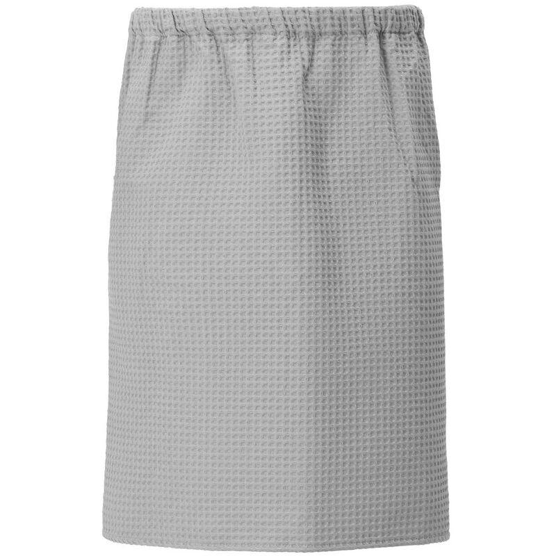 Килт вафельный мужской Onsen, светло-серый, единый размер арт.17348.13